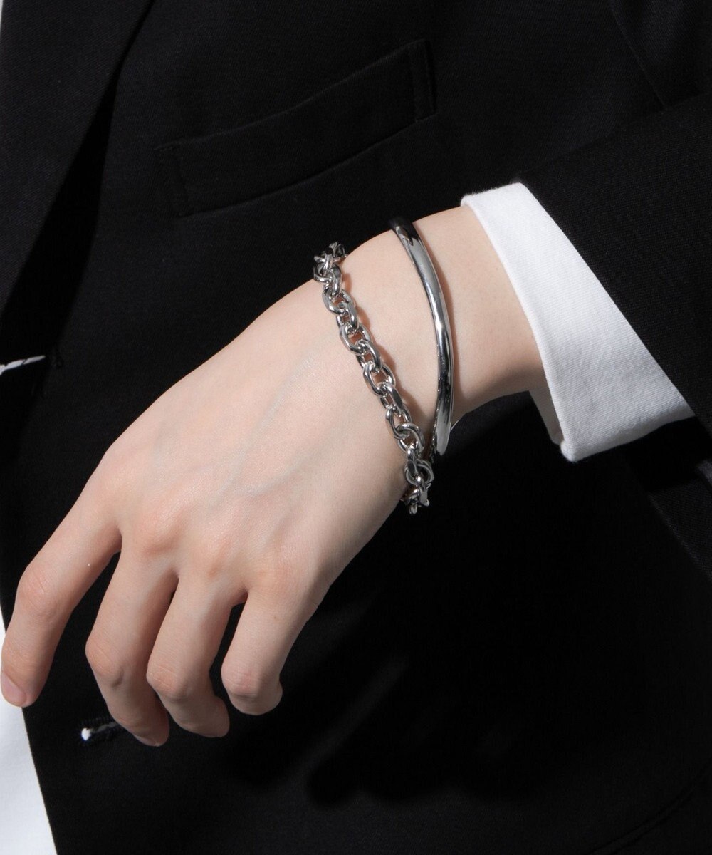 WEGO 【ユニセックス着用ITEM】M2Pステンレスバングルブレス 