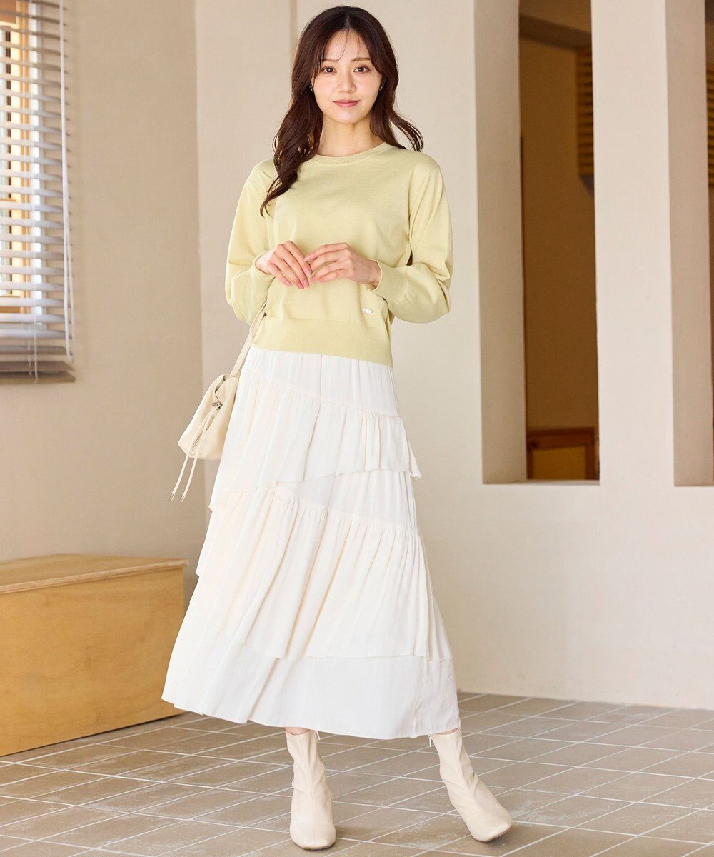 Feroux 【先行予約】美シルエットニット プルオーバー 