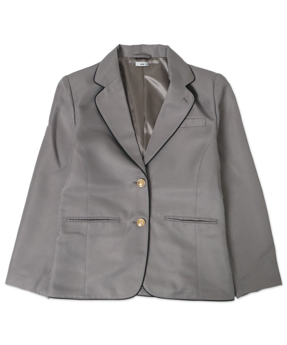 WEGO 【SCHOOLITEM】スクールパイピングブレザー 