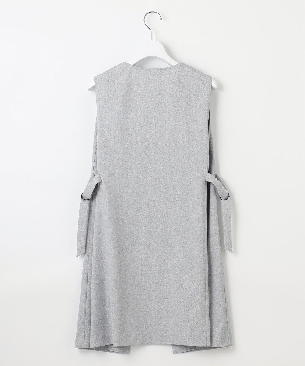 J.PRESS LADIES L リネンライクジャージー ロング ジレ 