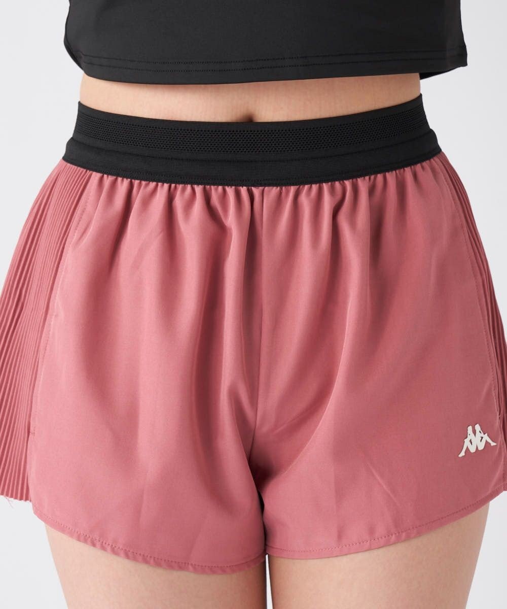 OP／FILA 【Kappa】プリーツ スポーツショートパンツ 