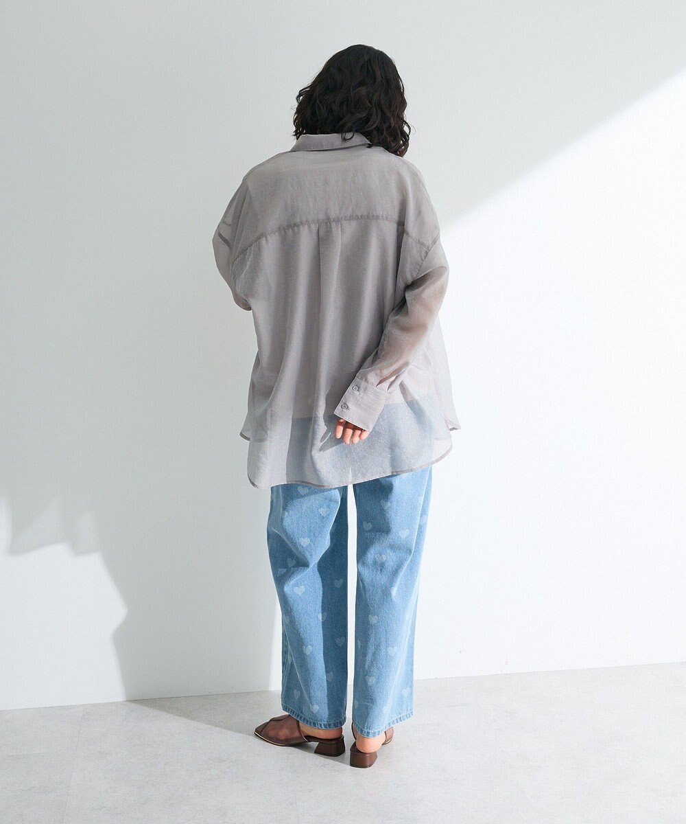 Green Parks 　・ＥＬＥＮＣＡＲＥ　ＤＵＥ　ラメシアー長袖シャツ 