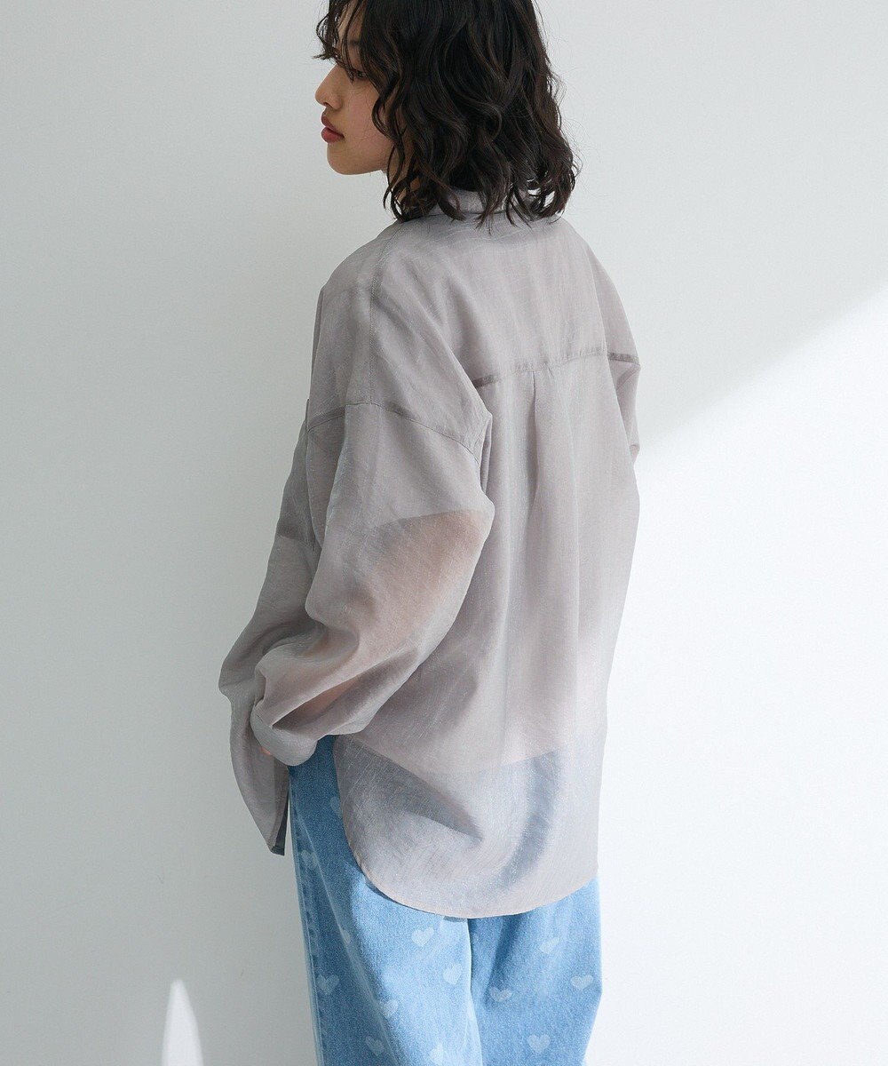 Green Parks 　・ＥＬＥＮＣＡＲＥ　ＤＵＥ　ラメシアー長袖シャツ 