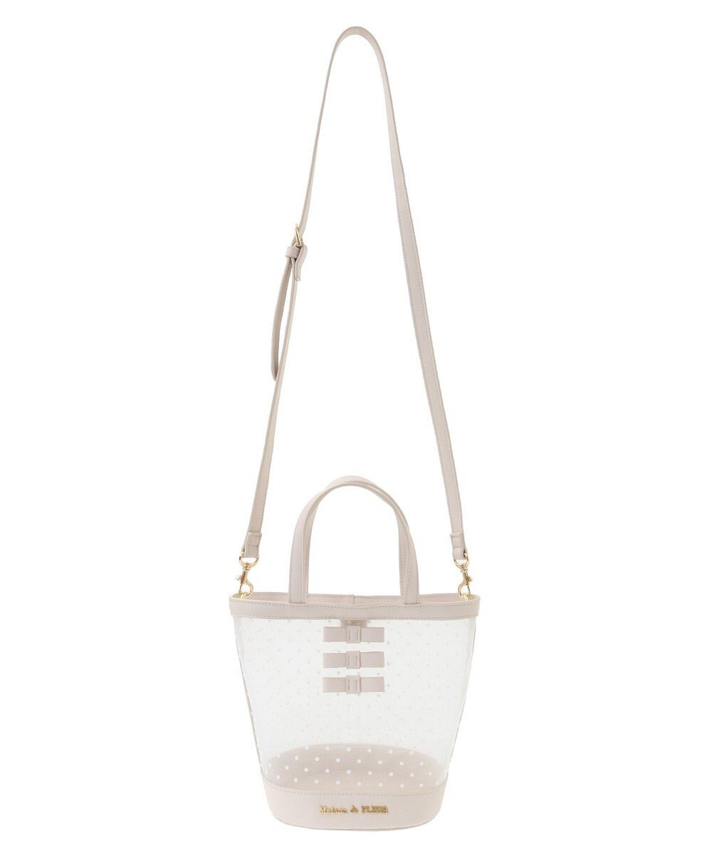 Maison de FLEUR メッシュチュールバッグ 