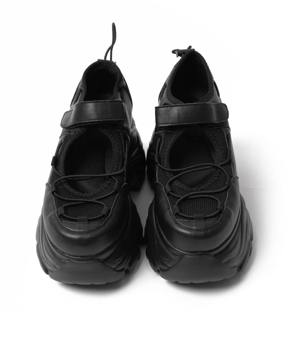 WEGO コードデザイン厚底ボリュームシューズ 