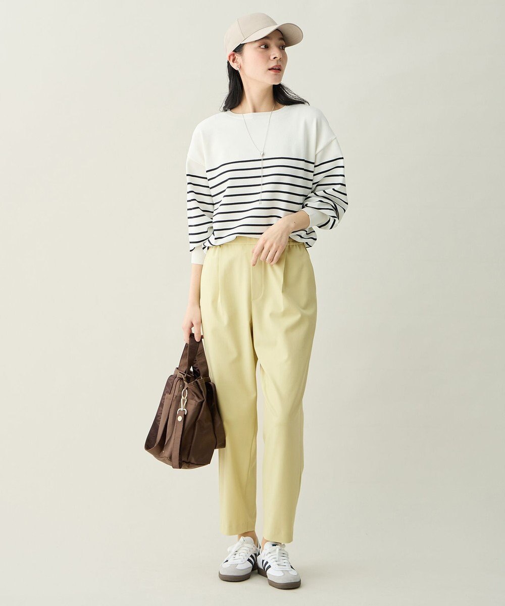 ANY スプリングカラーニットドルマンプルオーバー 