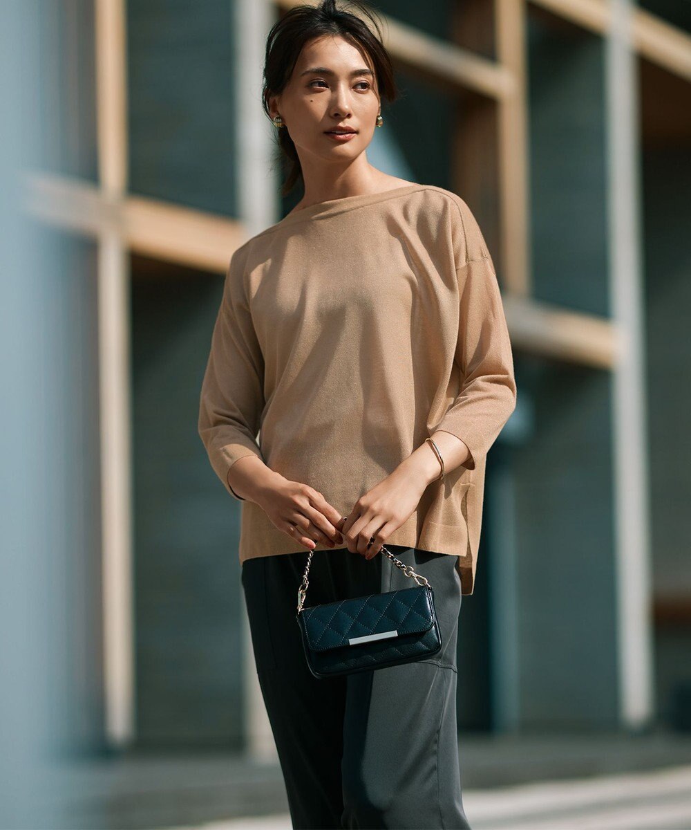 23区 S 【新色追加】シャイニーシアー ニット 