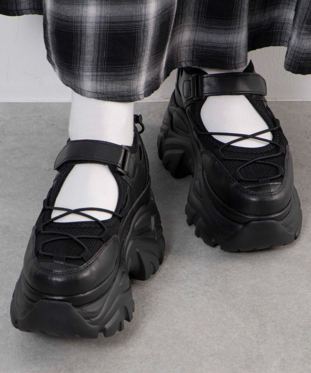 WEGO コードデザイン厚底ボリュームシューズ 