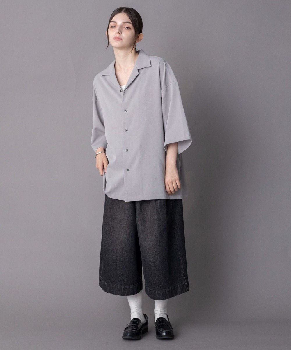 WEGO 【ユニセックス着用ITEM】クレープオープンカラーシャツ（SS） 