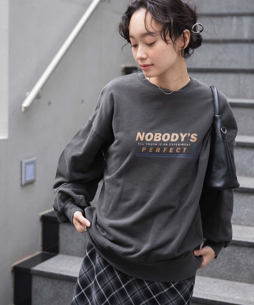 WEGO ヴィンテージライクピグメントスウェット 