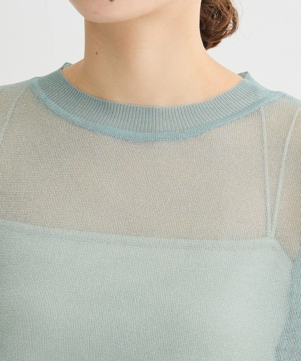 Green Parks ・ＥＬＥＮＣＡＲＥ　ＤＵＥ　ラメシアーニットプルオーバ 