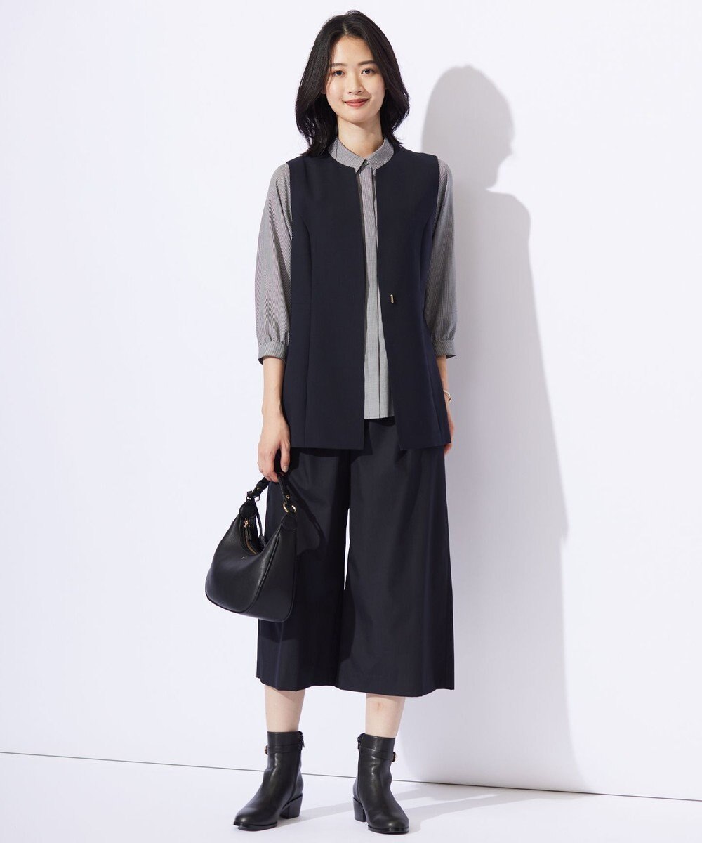 J.PRESS LADIES L 【セットアップ対応・洗える】RELAXIONツイル ジレ 