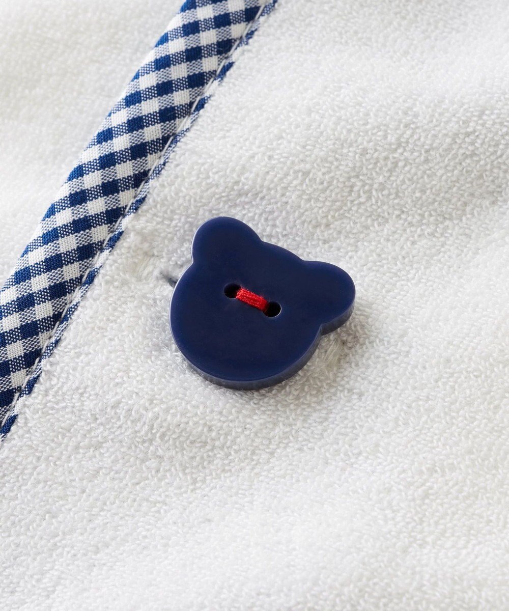 MIKI HOUSE HOT BISCUITS 【70-90cm】 パイル素材おでかけポンチョ 