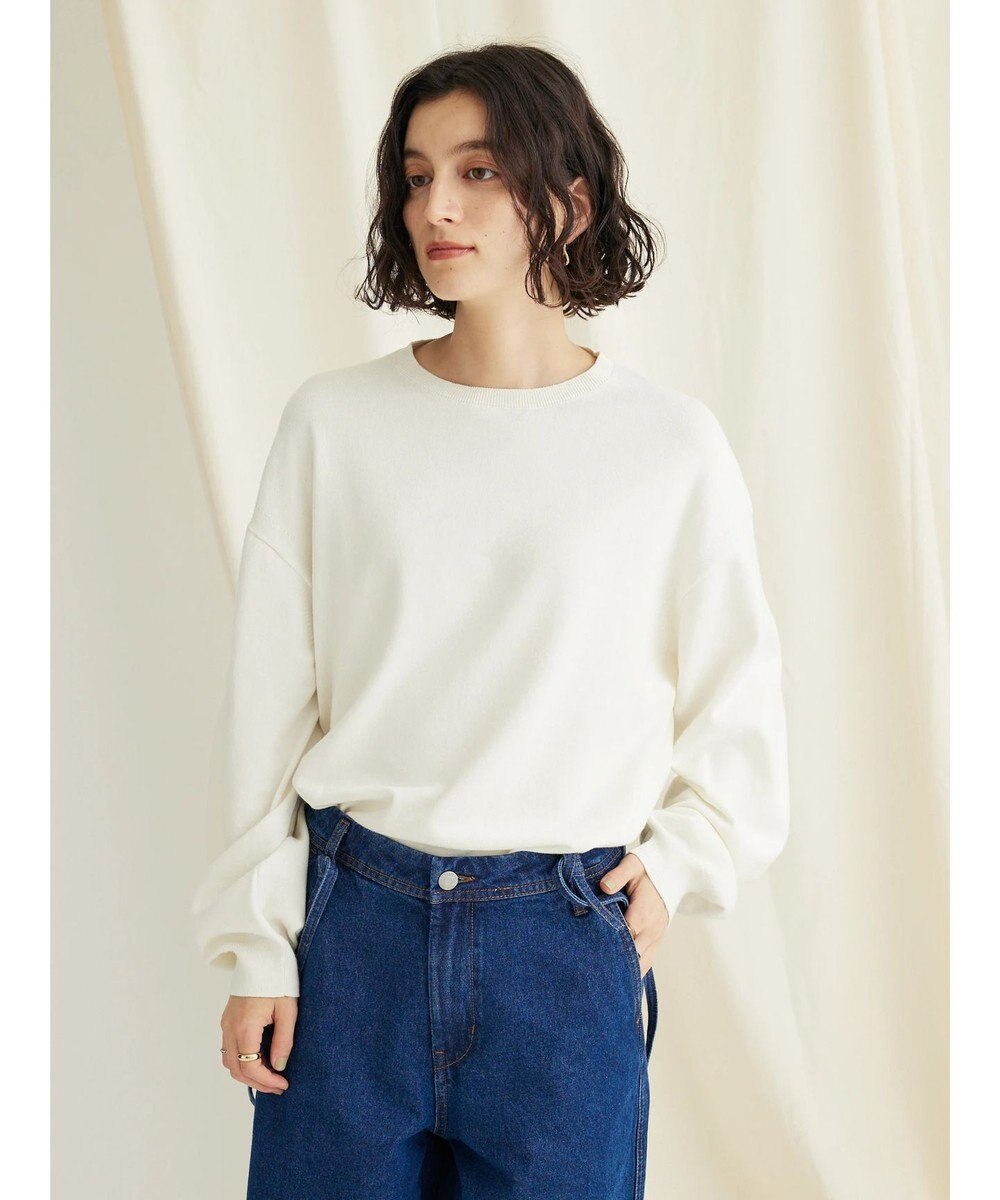 CRAFT STANDARD BOUTIQUE 袖ボリュームニットプルオーバー 