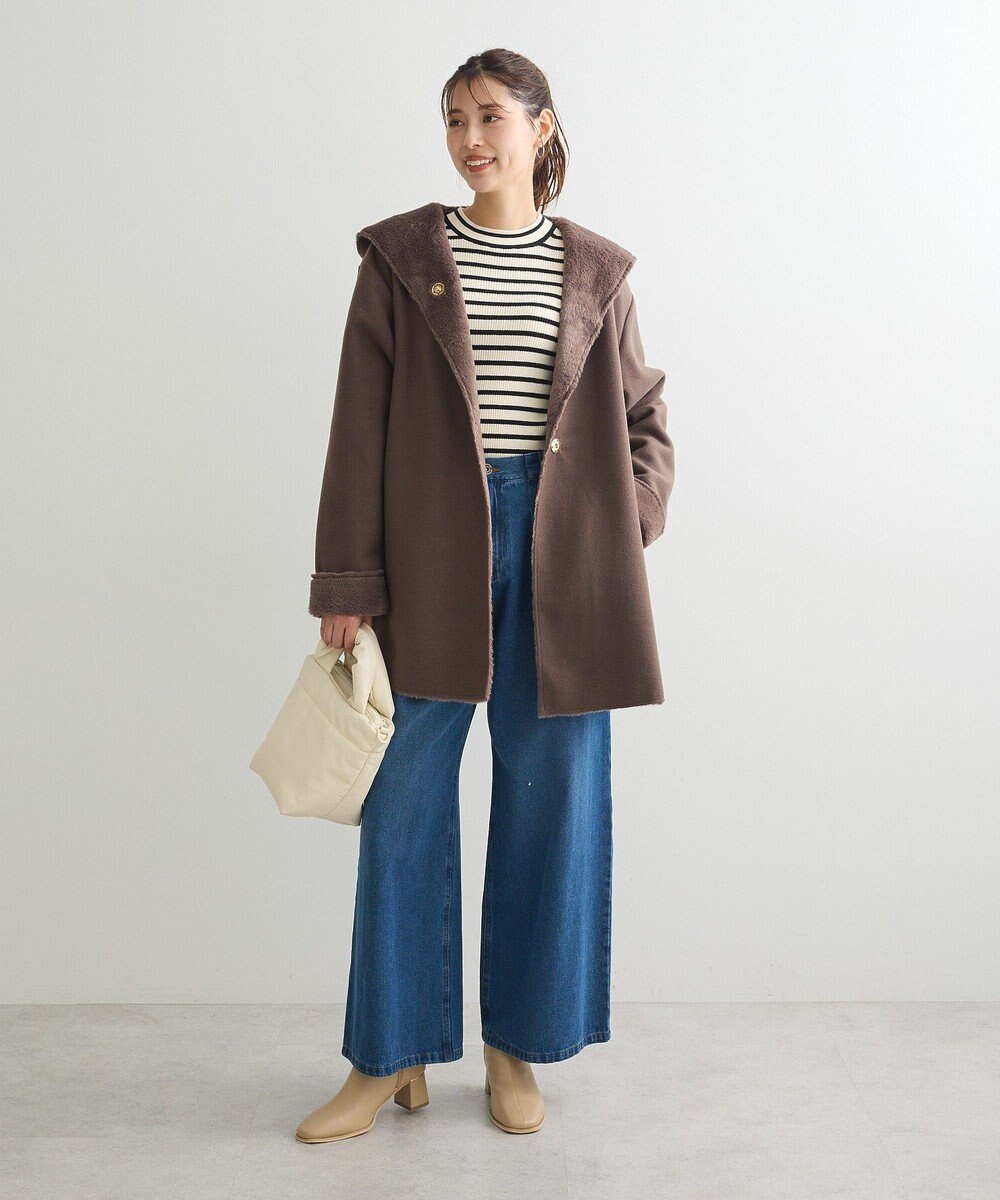 Green Parks フーディガウンコート 