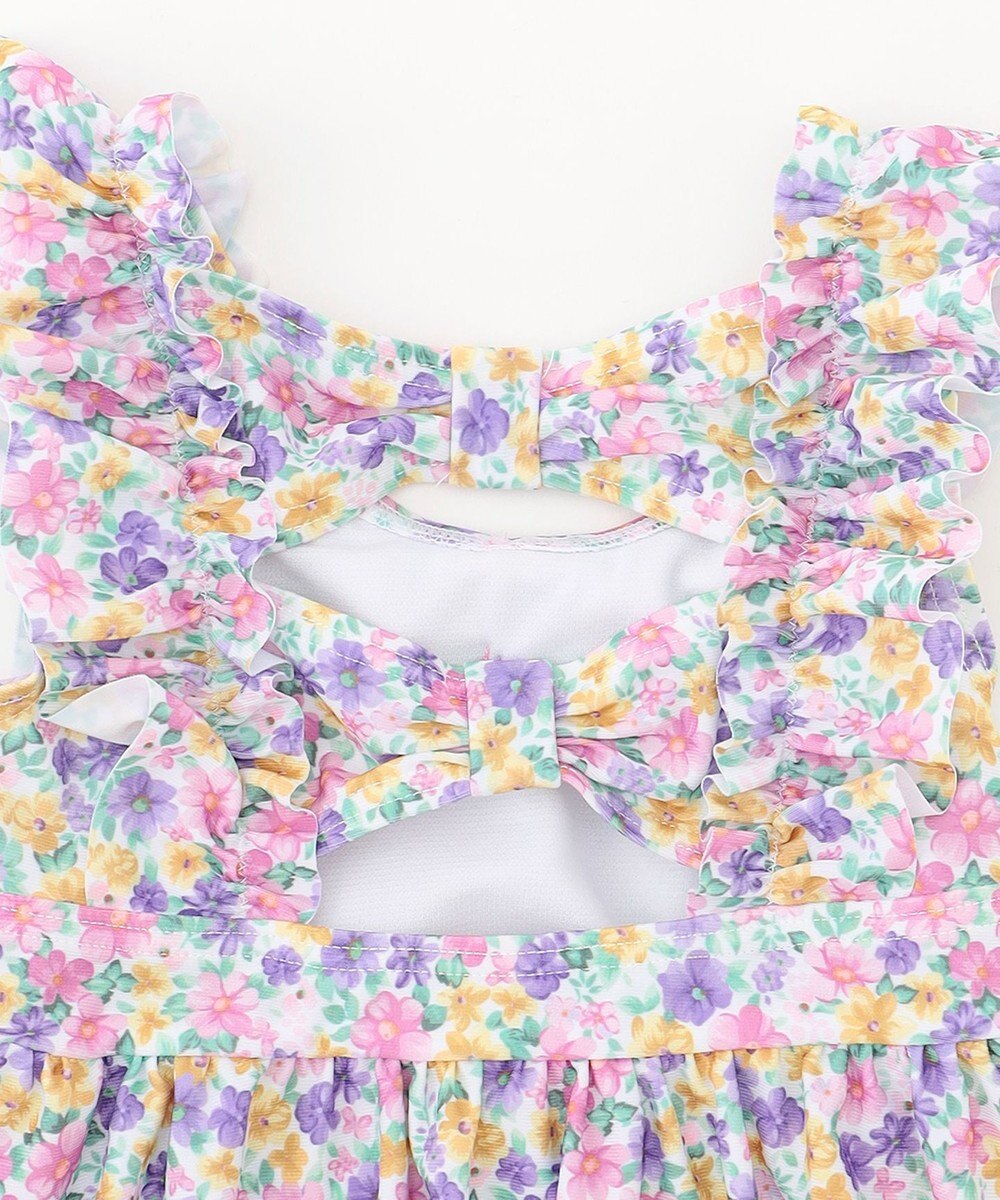 ANY KIDS 小花柄 セパレート水着 