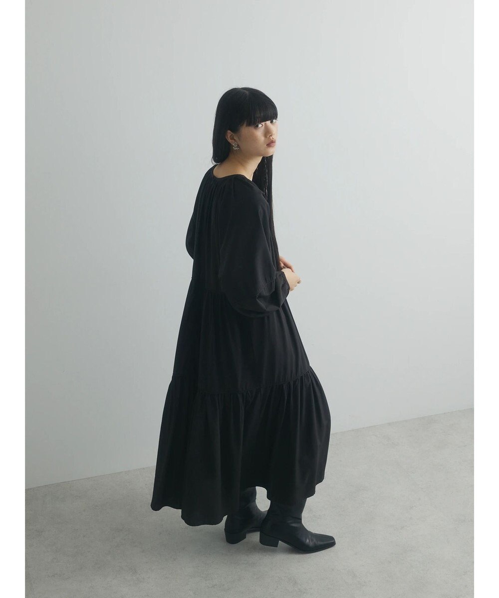 Green Parks armonia. ティアード配色パイピングワンピース 