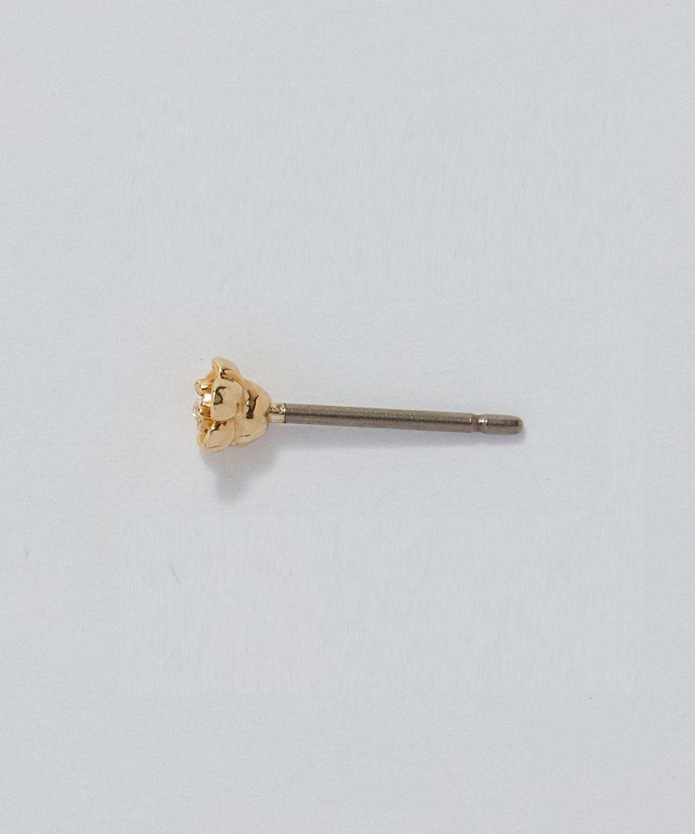 Phoebe 【金属アレルギー対応】プチフラワービジュースタッドピアス　クリア/ニッケルフリー（片耳） 