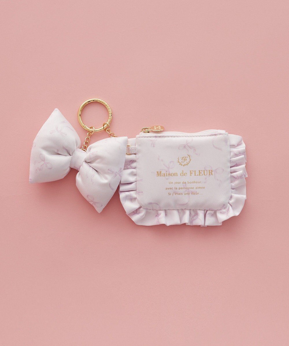 Maison de FLEUR ブランドロゴポーチチャーム 