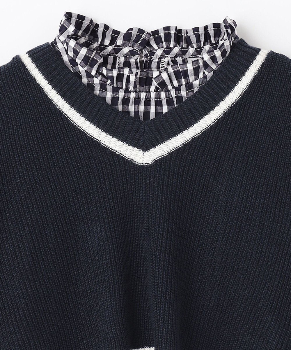 ANY KIDS ニットベスト × ワンピース セット 