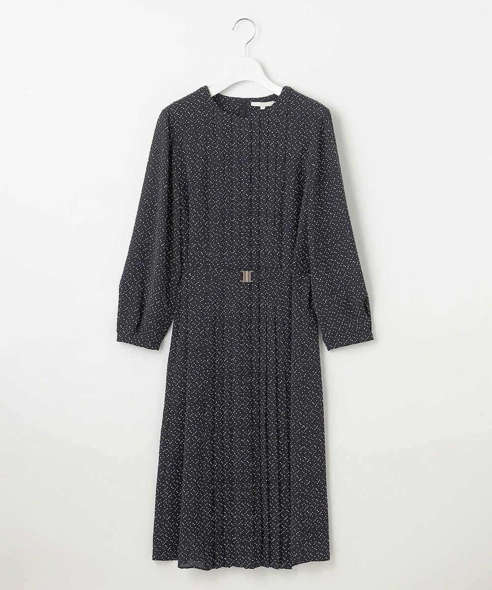 自由区 L 【19号サイズまで展開】ライトサテン ワンピース 