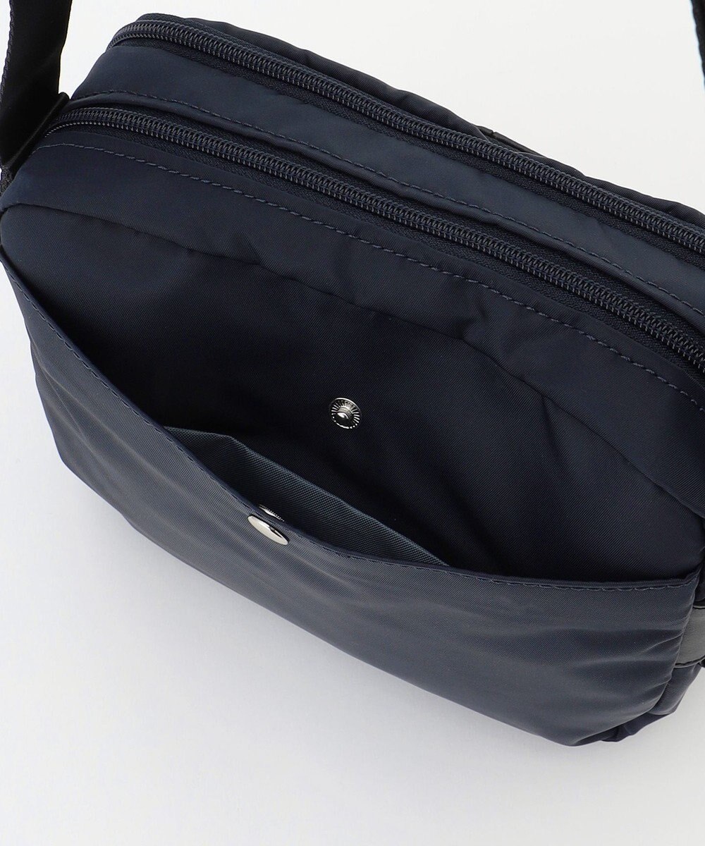 Y'SACCS ナイロン×牛革コンビシリーズ　横型ショルダーバッグ　SSサイズ 