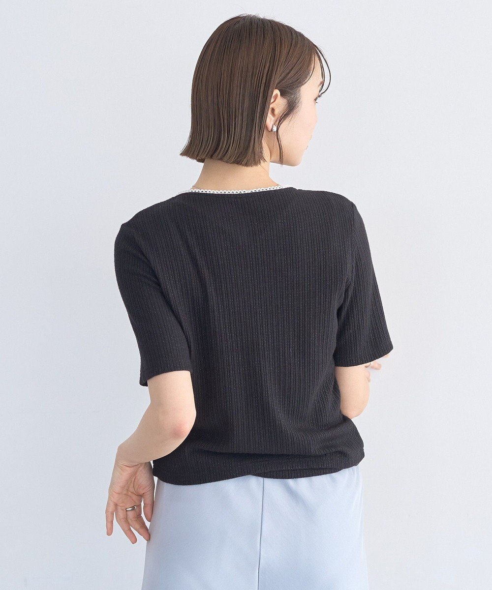 earth music&ecology チェーンリブラメカットソー 