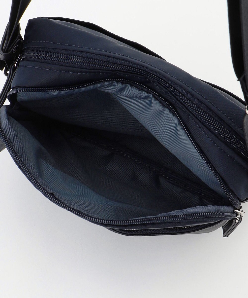 Y'SACCS ナイロン×牛革コンビシリーズ　横型ショルダーバッグ　SSサイズ 