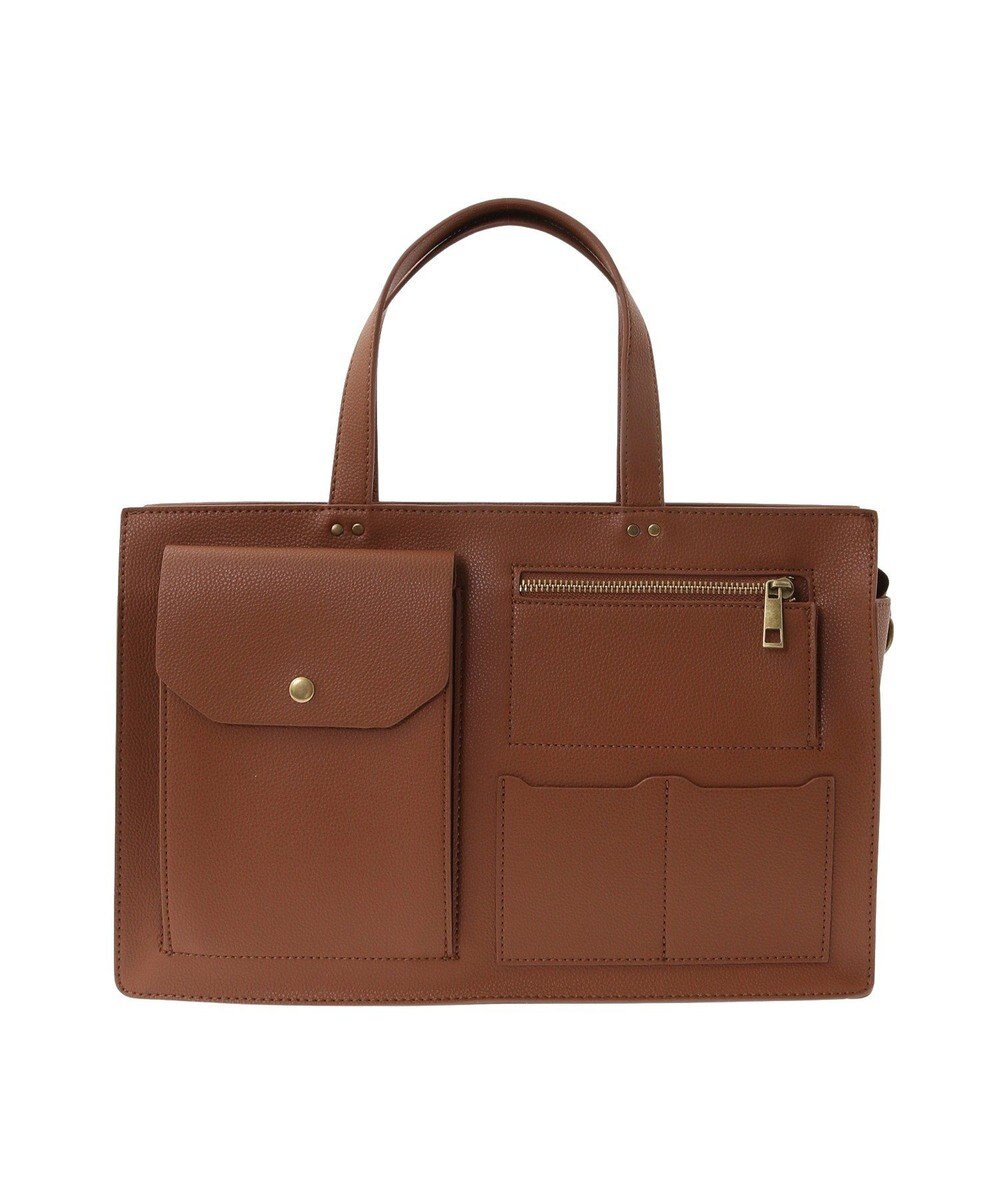 AMERICAN HOLIC マルチポケットスクエアＡ４ショルダートートバック 