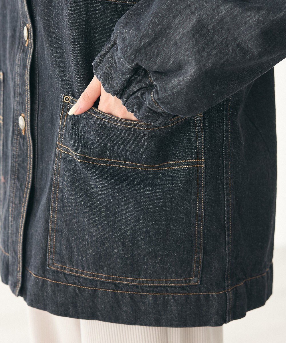 CRAFT STANDARD BOUTIQUE デニム裏キルトコート 