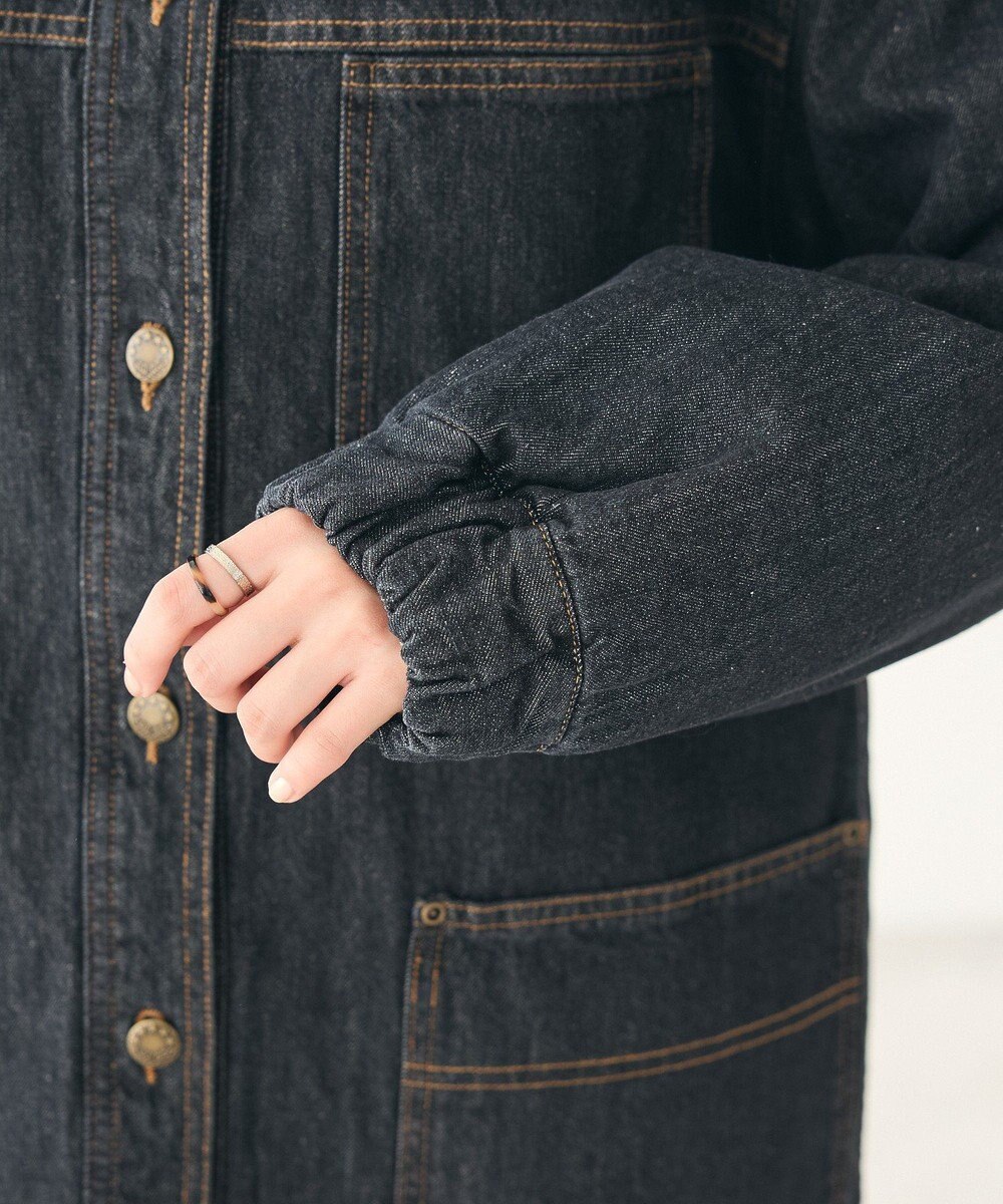 CRAFT STANDARD BOUTIQUE デニム裏キルトコート 