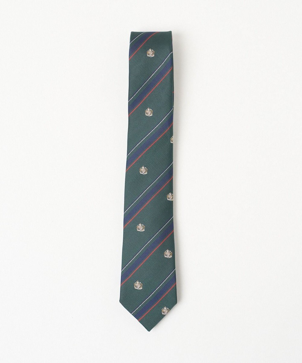 WEGO 【SCHOOLITEM】メンズエンブレム柄スクールネクタイ 