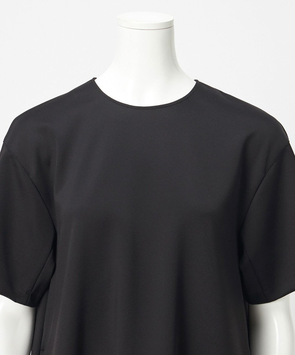 23区 【エステータ】ネオプレンサテン コクーンワンピース 