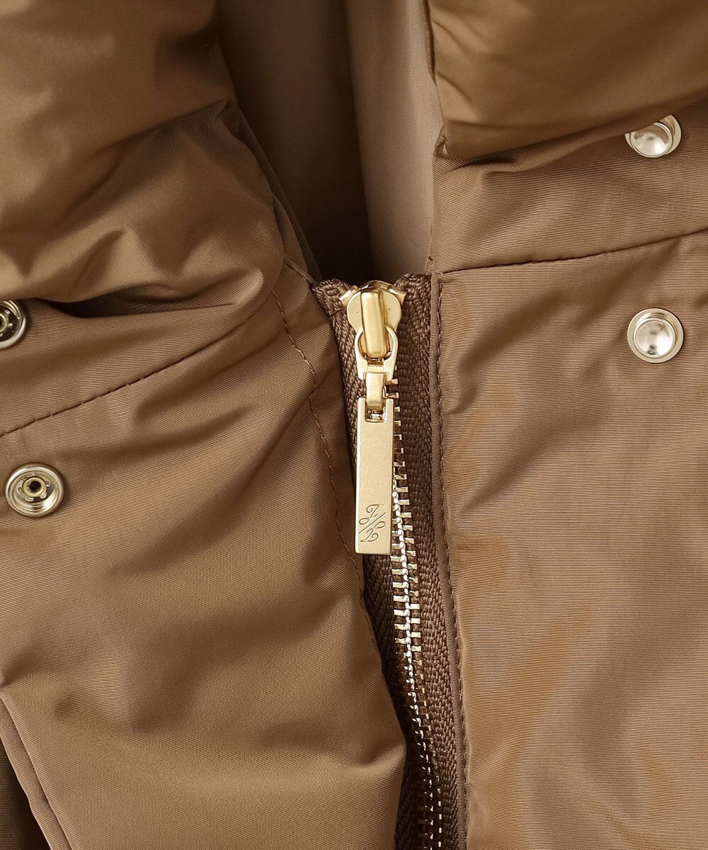 自由区 L 【17号サイズまで展開・カタログ掲載】マイクロタッサーダウンスタンドカラー コート 