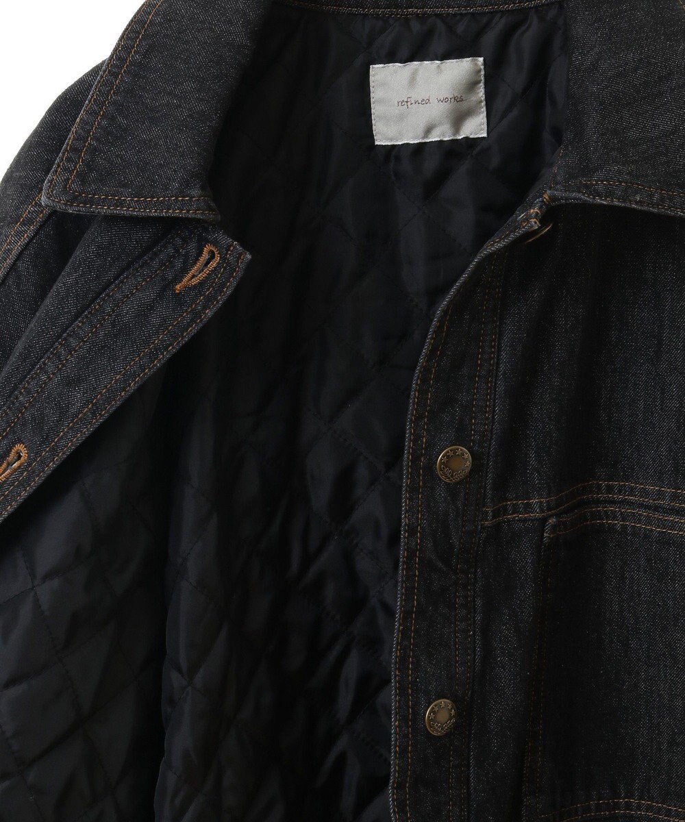 CRAFT STANDARD BOUTIQUE デニム裏キルトコート 