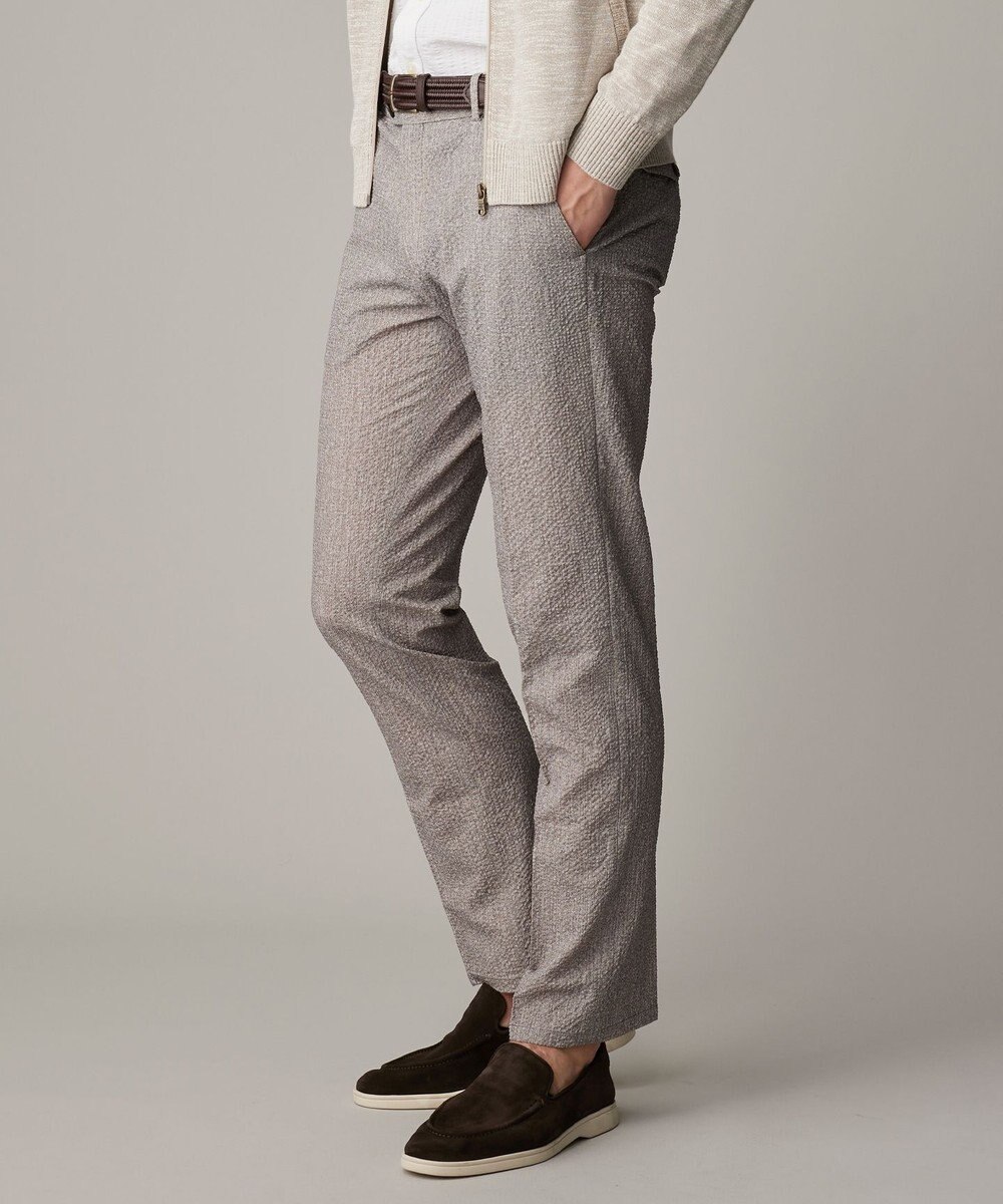 JOSEPH ABBOUD 【ウエストも伸びる！ストレッチ・洗える・軽量・防しわ・速乾・エコ撥水】ライトウェーブパンツ 