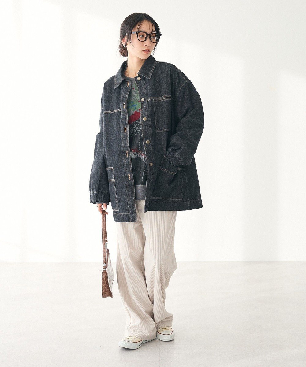 CRAFT STANDARD BOUTIQUE デニム裏キルトコート 