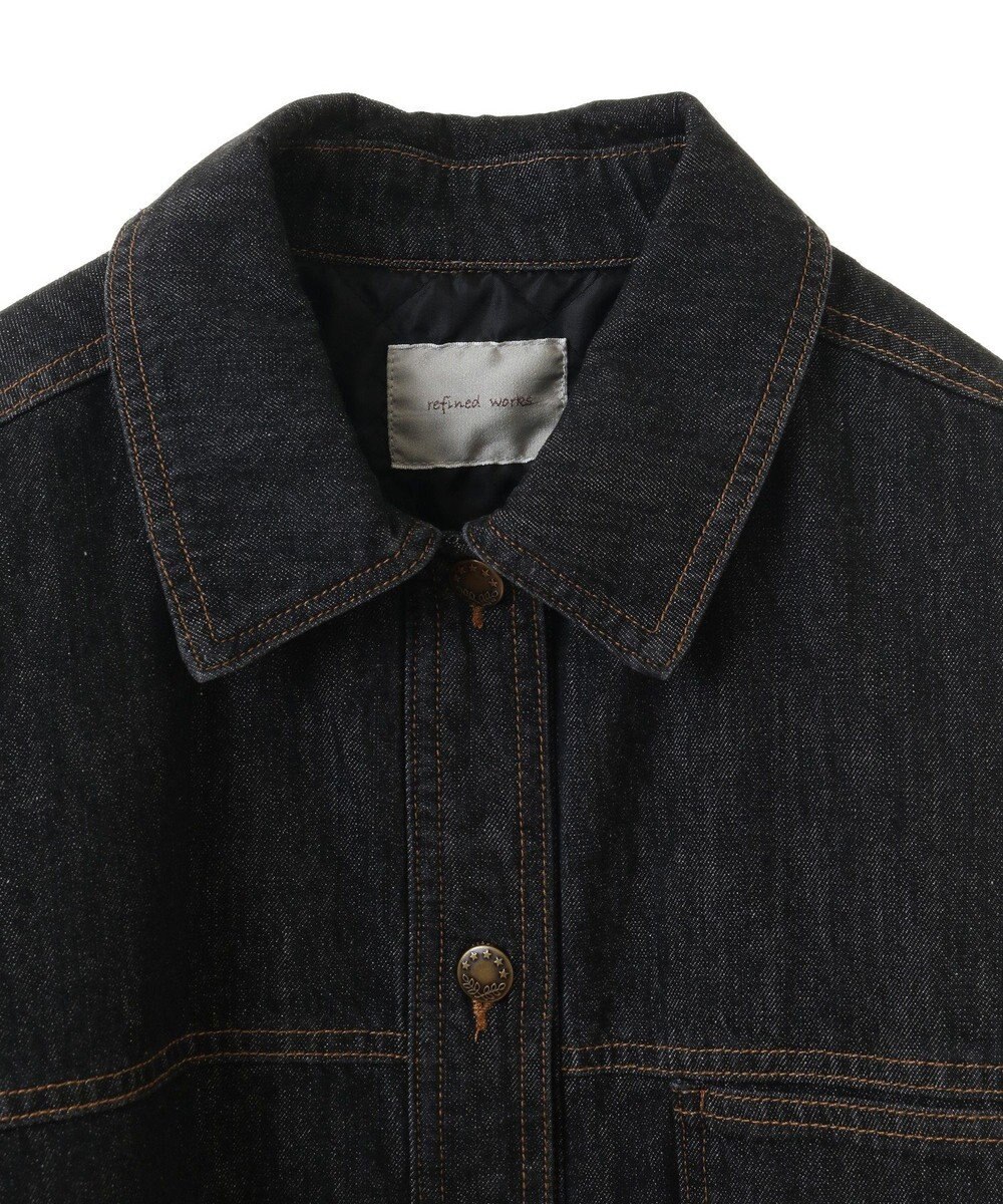 CRAFT STANDARD BOUTIQUE デニム裏キルトコート 