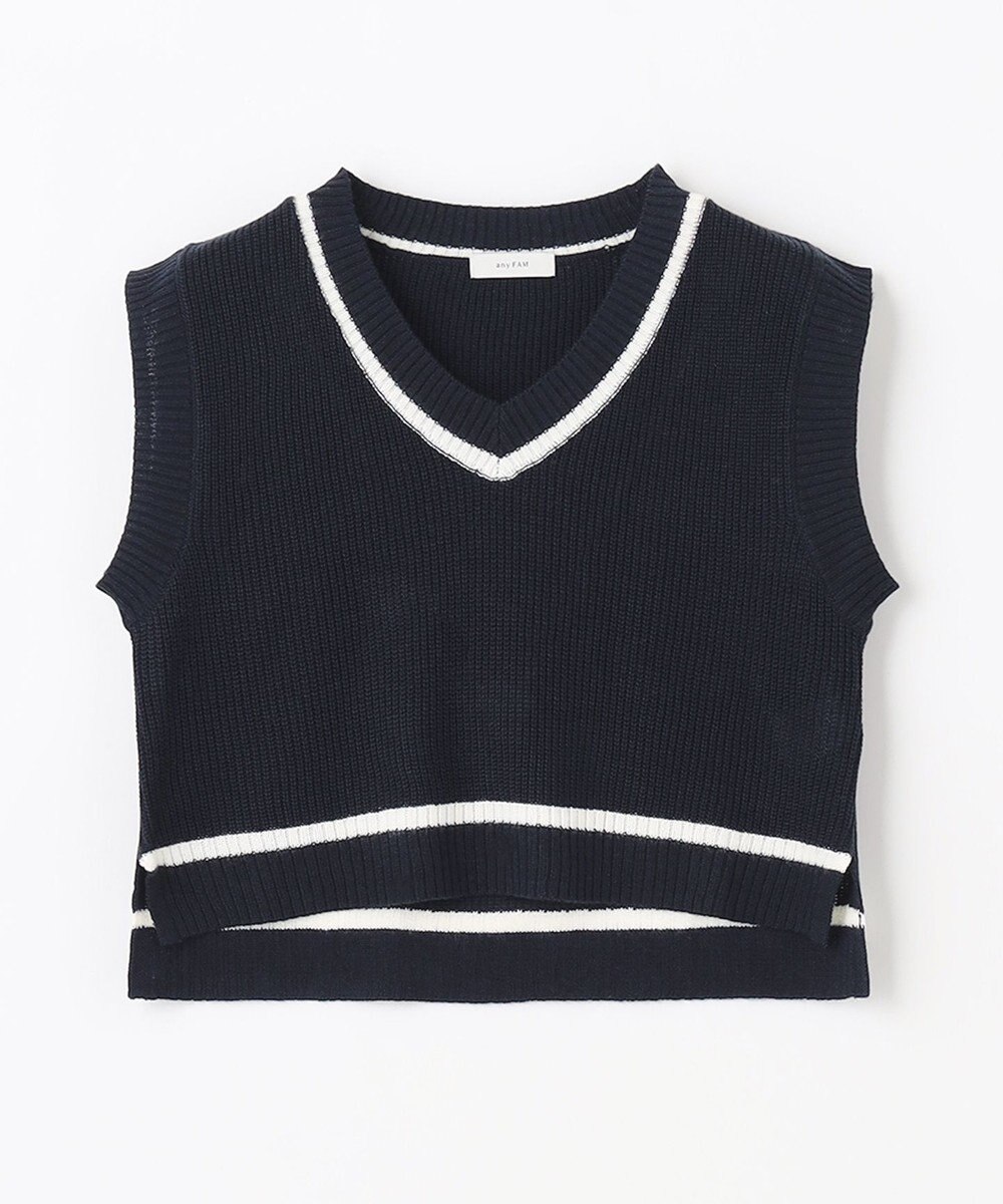 ANY KIDS ニットベスト × ワンピース セット 