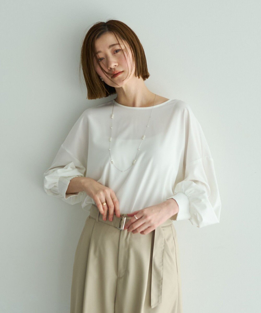 YECCA VECCA パールMIXロングネックレス 