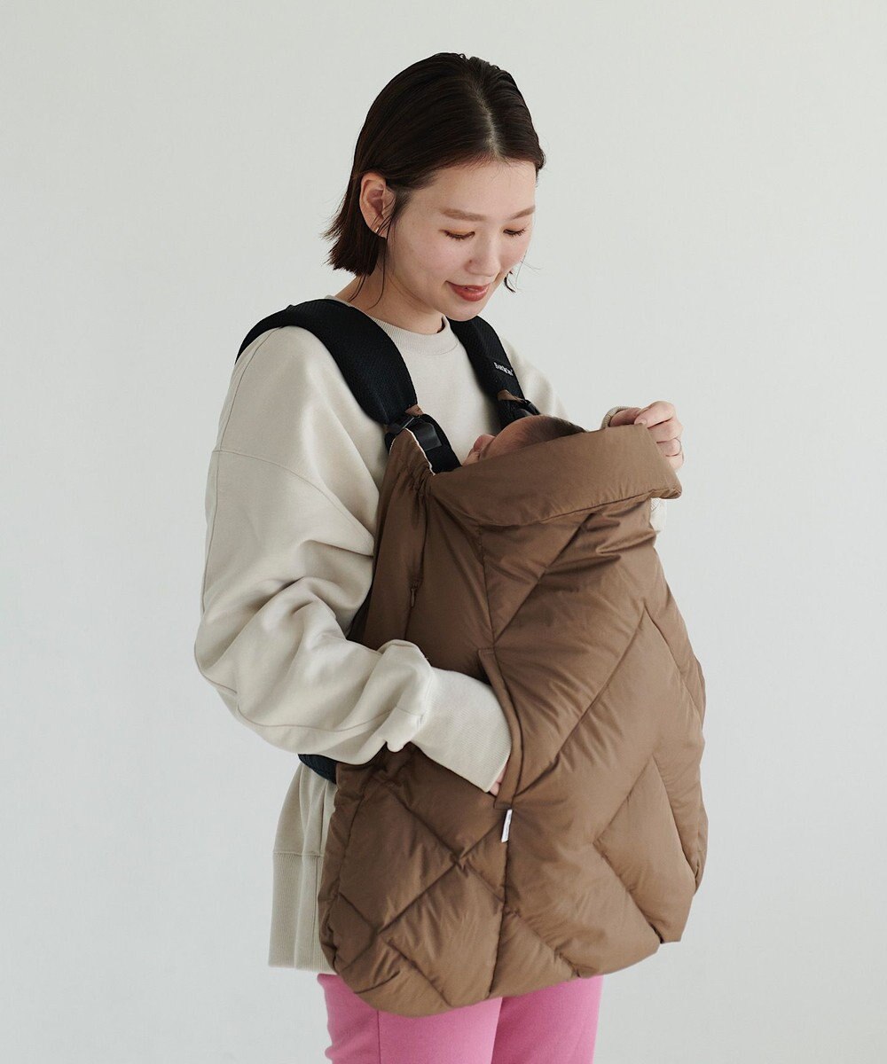 KWD 【簡易ギフト包装・日本製】BABY DOWN CAPE グリーンダウン ベビーダウンケープ 
