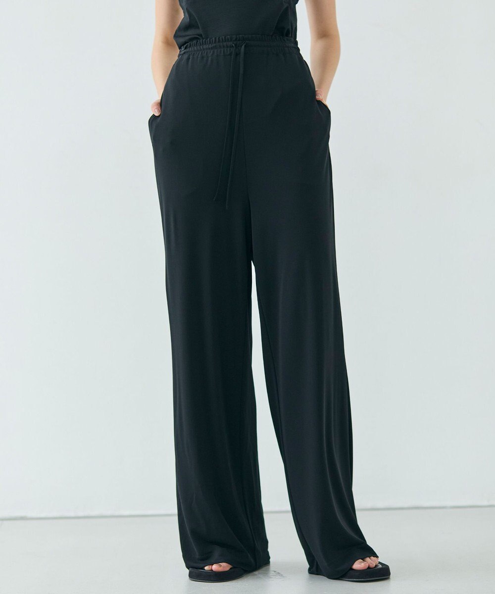 BEIGE， 【洗える】MELLE / ハイストレッチイージーパンツ 