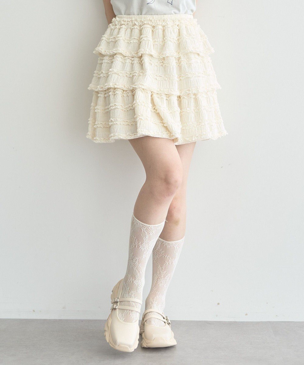 earth music&ecology 【2WAY】フリフリミニスカート 