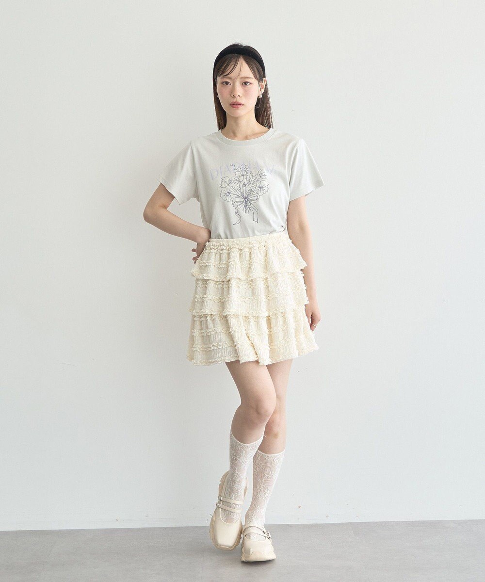 earth music&ecology 【2WAY】フリフリミニスカート 