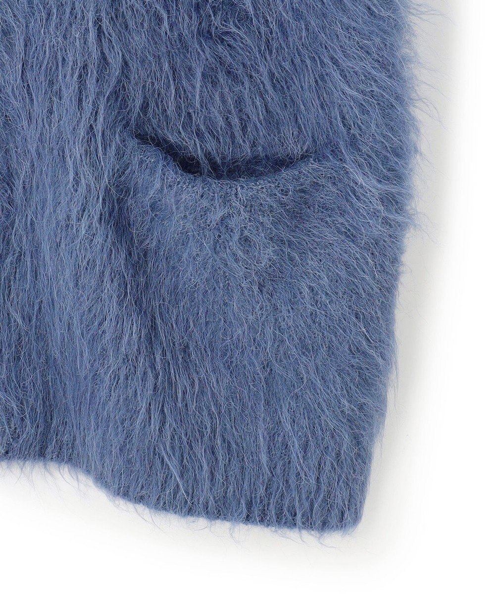 UNFILO MENS 【男女兼用】シャギーニット カーディガン 