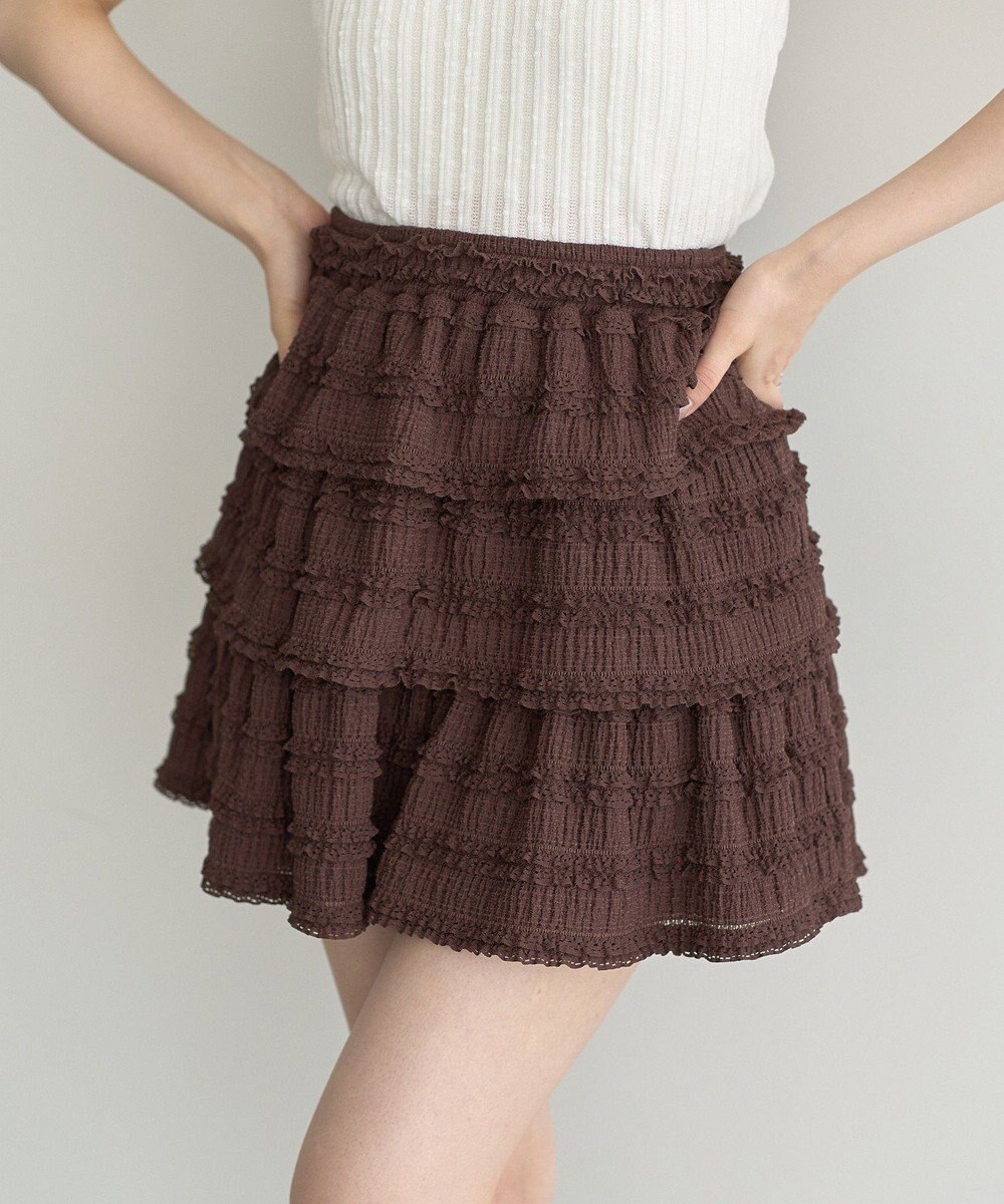 earth music&ecology 【2WAY】フリフリミニスカート 