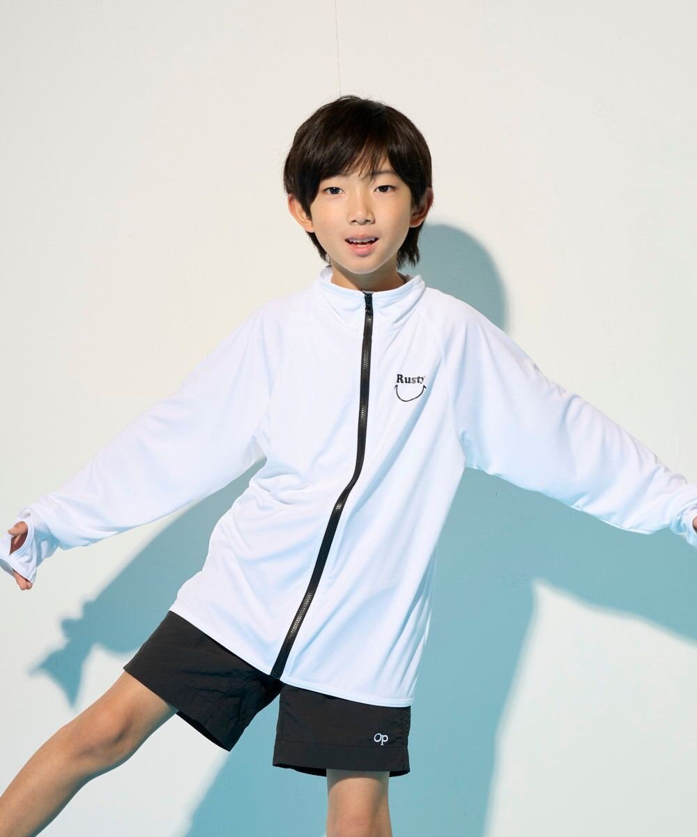 OP／FILA 【RUSTY】ニコちゃんプリントラッシュガード 