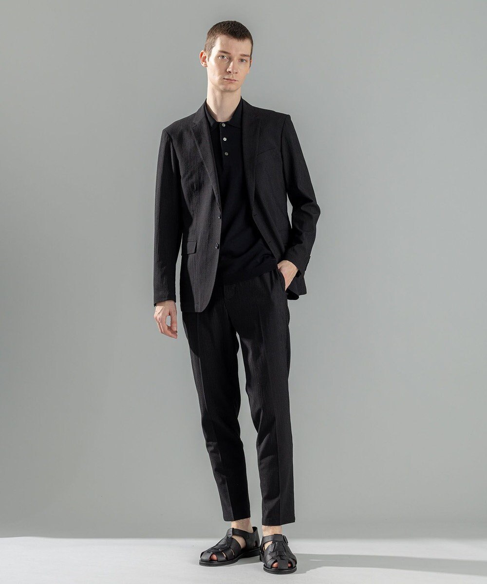 JOSEPH HOMME ＜新色追加＞新素材【通気性/ストレッチ】トリコサッカーストレッチ ドロスト付テーパードパンツ /  PEGG CONVERTIBLE 