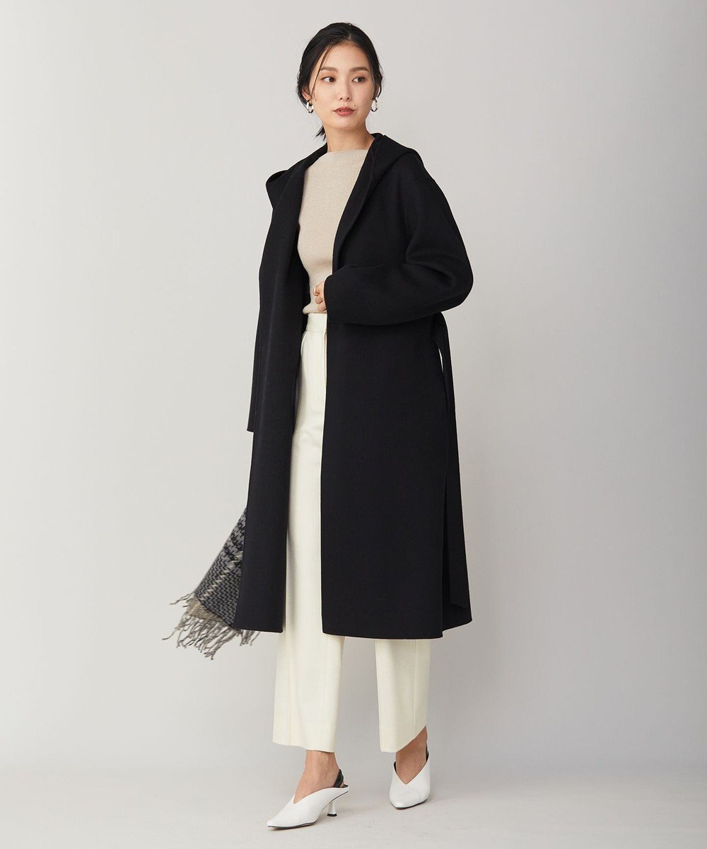 ICB ウールリバーフーデットコート 