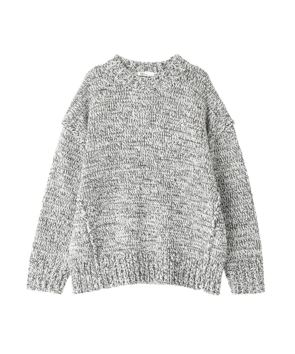 CRAFT STANDARD BOUTIQUE アウトリンキングミックスニットプルオーバー 
